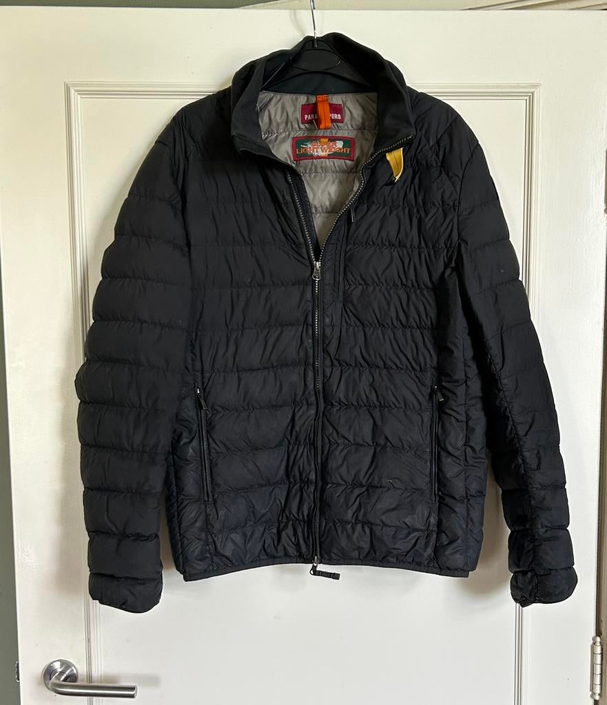 Zwarte Parajumpers Lichtgewicht Ugo Donsjas, jas in maat L, Ophalen of Verzenden, Maat 52/54 (L), Zwart