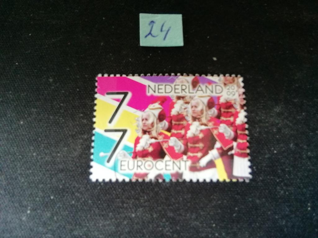 NEDERLAND SOUSAFOON SPELERS GESTEMPELD, Ophalen of Verzenden, Na 1940, Gestempeld