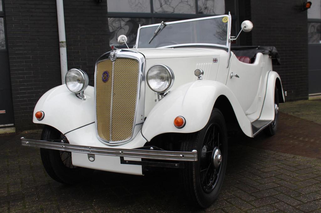 Morris Minor Eight Tourer Convertible ZEER ZELDZAAM, UNIEK!, Auto's, Stof, Overige carrosserieën, Wit, 30 pk