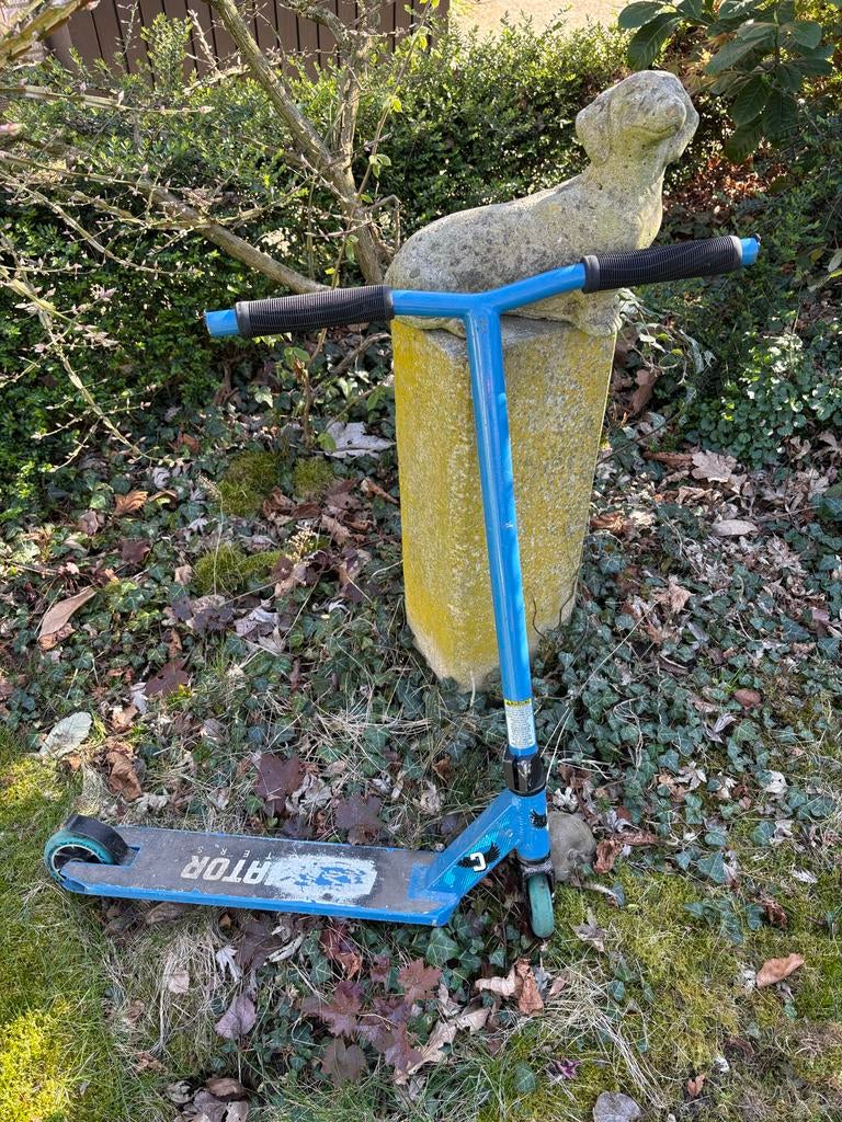 Dominator stuntstep blauw, Fietsen en Brommers, Steps, Ophalen, Gebruikt, Overige typen