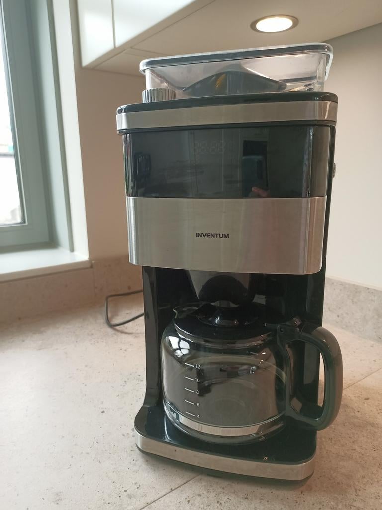 Inventum koffiezetapparaat met ingebouwde bonenmaler, Witgoed en Apparatuur, Koffiezetapparaten, Ophalen