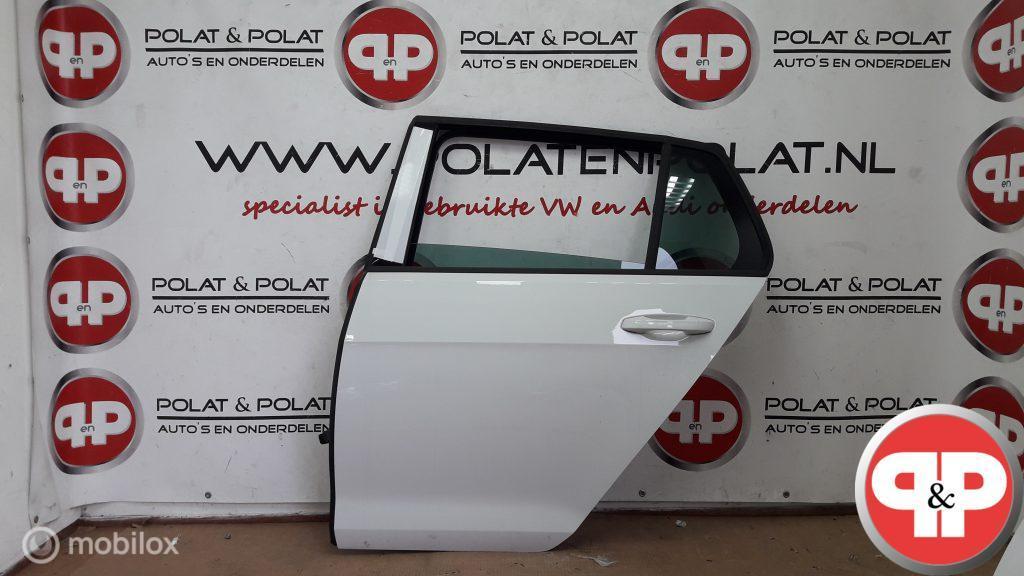 VW Golf 7 Portier / Deur Links Achter LC9A, Auto-onderdelen