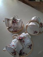 6 Royal Albert Cottage Garden kop en schotels, Huis en Inrichting, Keuken | Servies, Ophalen of Verzenden, Zo goed als nieuw, Overige stijlen