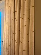 Larsen Bindu gordijnen - gevoerd, Huis en Inrichting, Ophalen, 200 cm of meer, Beige, Zo goed als nieuw