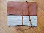 Libeco Striped Clutch - linnen, wol - Zo Goed Als Nieuw, Ophalen of Verzenden, Zo goed als nieuw, Handtas
