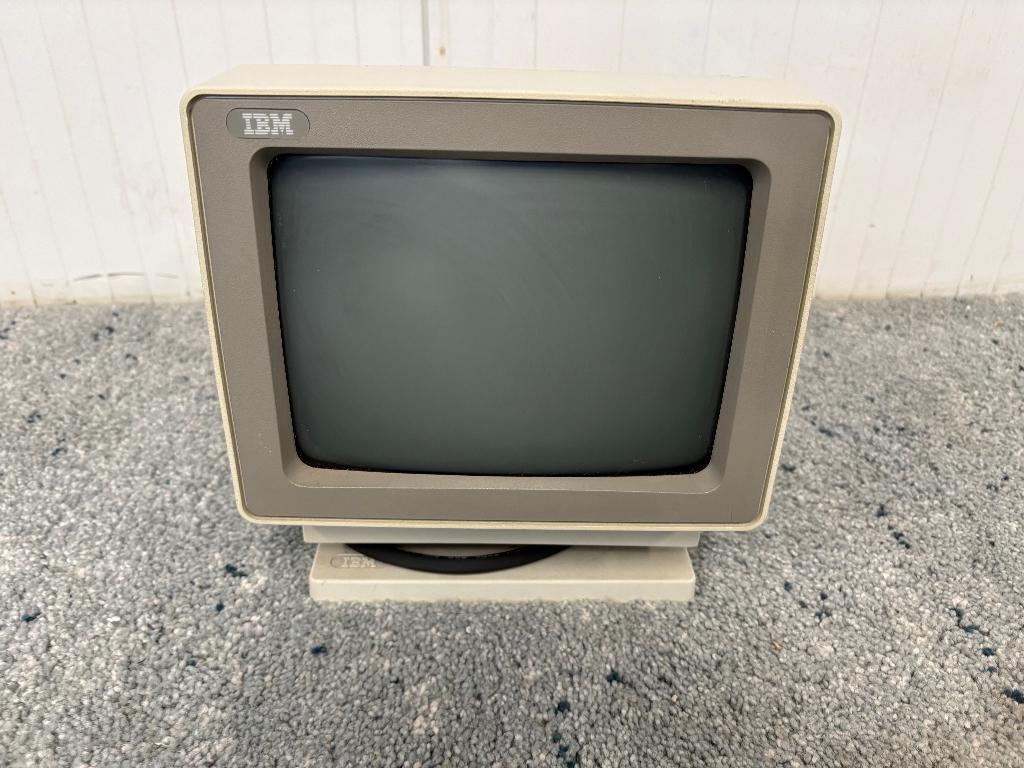 IBM 9 inch CRT monitor, Gebruikt, Ophalen of Verzenden, Overige typen, Overige resoluties