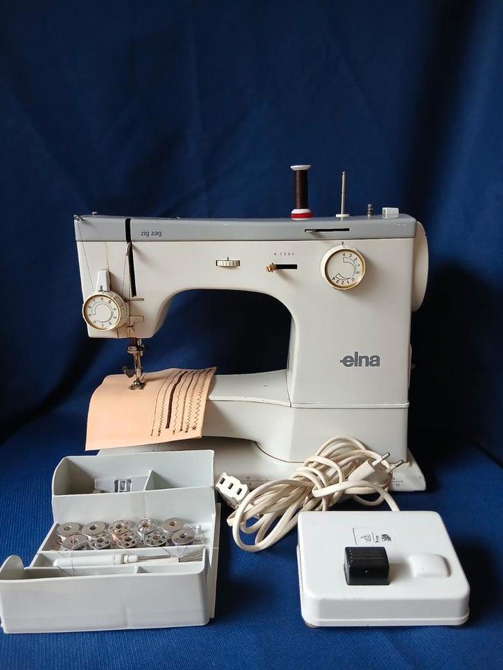Elna naaimachine, Hobby en Vrije tijd, Naaimachines en Toebehoren, Zo goed als nieuw, Naaimachine, Overige merken, Ophalen of Verzenden