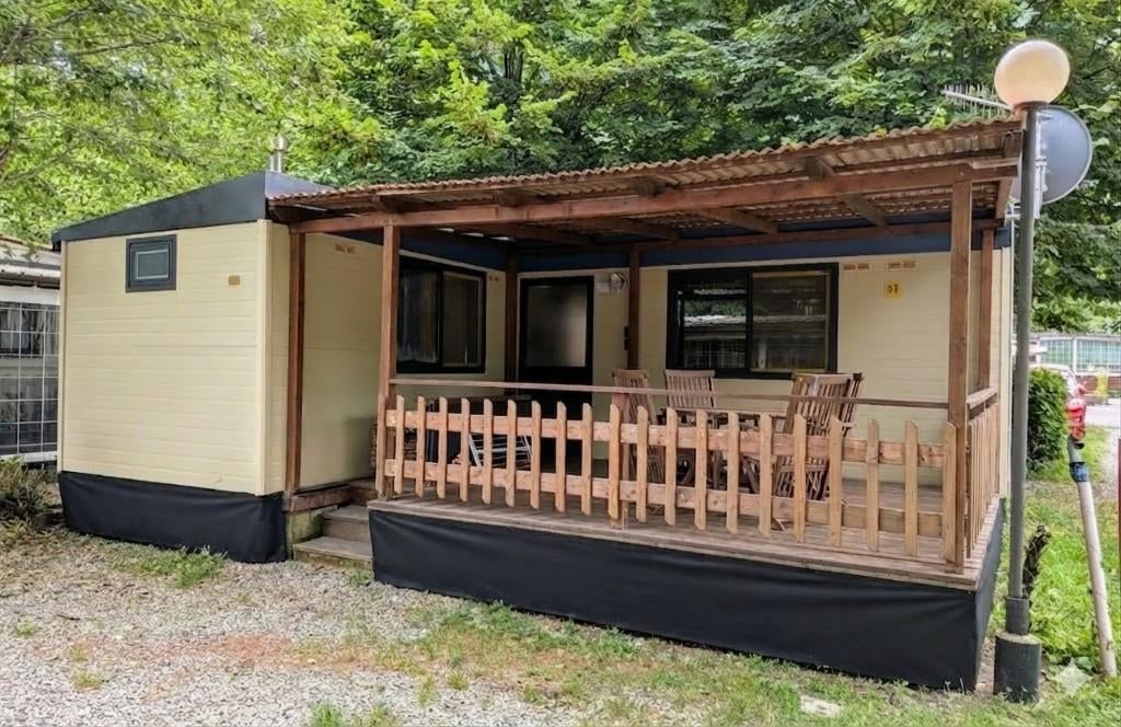 Te koop: Chalet op Porlezza camping, Airconditioning