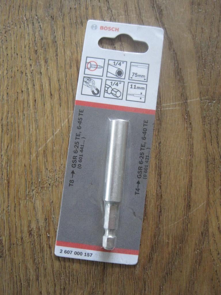 Bithouder magnetisch 1/4" Bosch 2 607 000 157, Ophalen of Verzenden, Nieuw, Boor- en Schroefmachine, Variabele snelheid