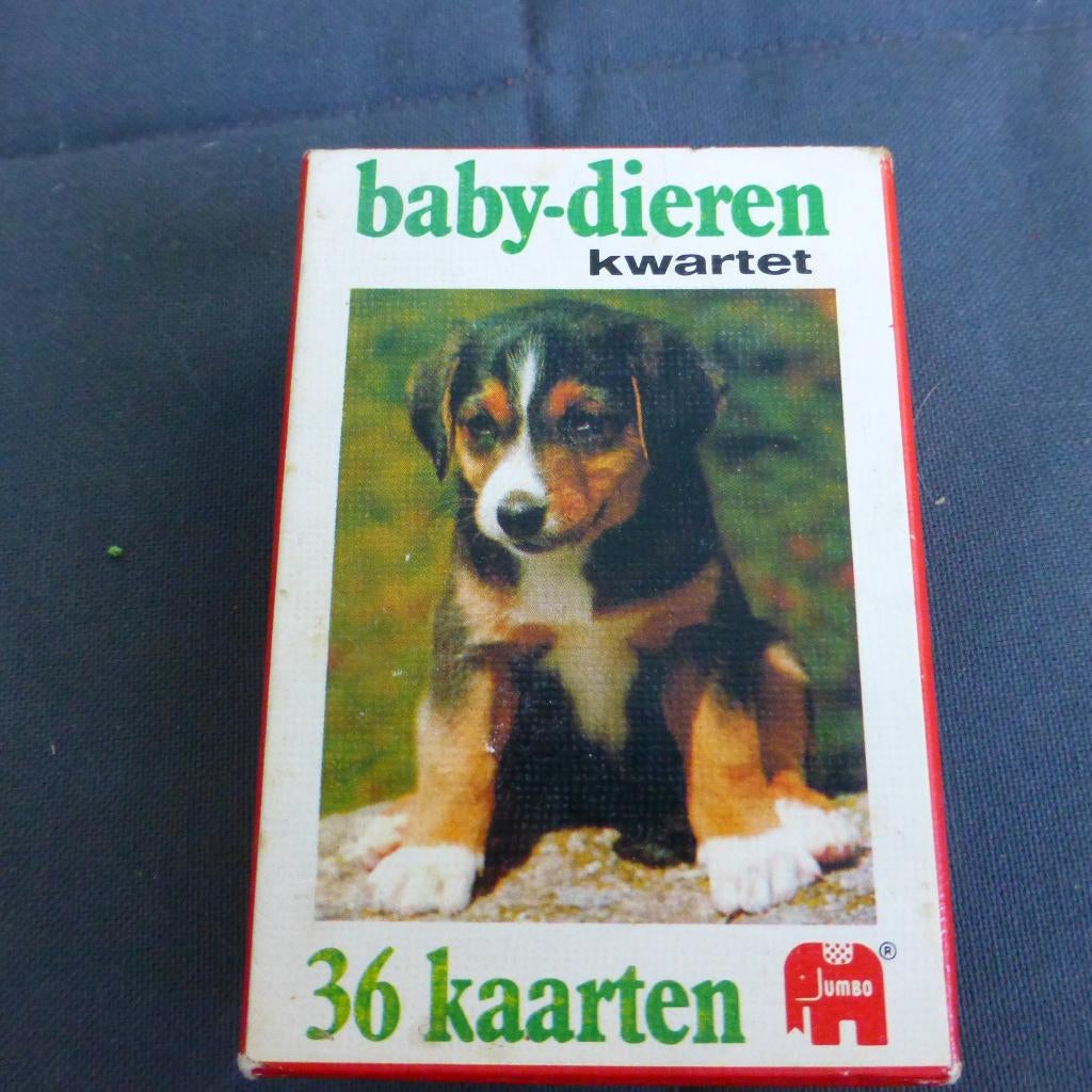 Kwartet Baby Dieren nr 3 van Jumbo, Verzamelen, Speelkaarten, Jokers en Kwartetten, Ophalen of Verzenden, Zo goed als nieuw, Kwartet(ten)