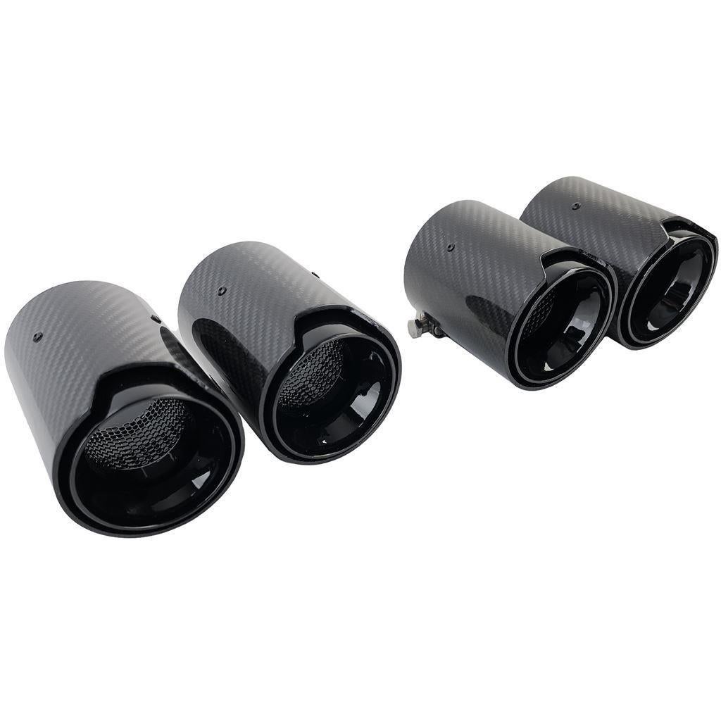 4 x Carbon Uitlaat Sierstukken Bmw M2 F87 M3 F80 M4 F82 F83, Verzenden, Automotive Parts, A.parts@hotmail.nl, Trasmolenlaan 12 3447 GZ Woerden