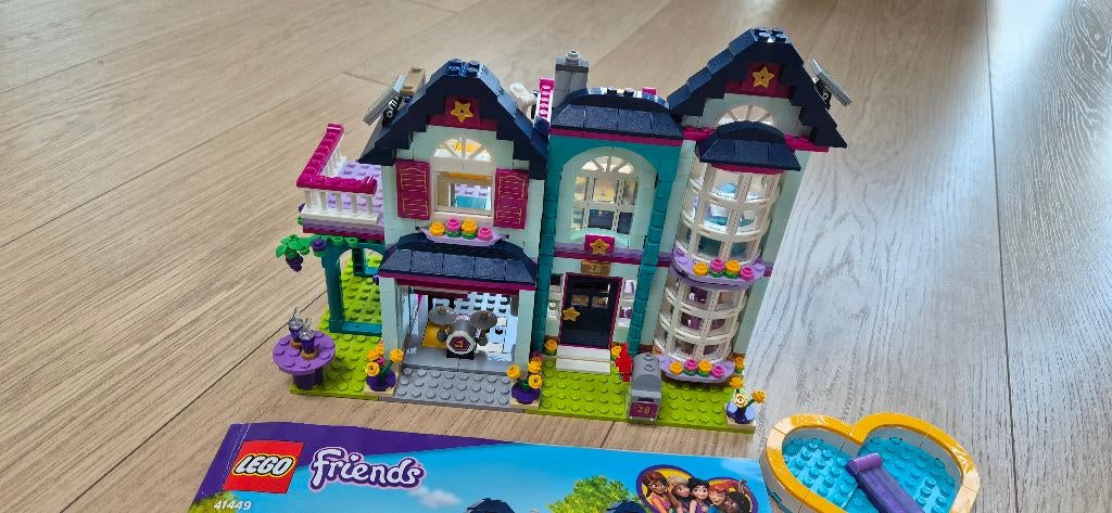 41449 LEGO Friends Andrea's familiehuis, Gebruikt, Lego, Friends, Ophalen of Verzenden