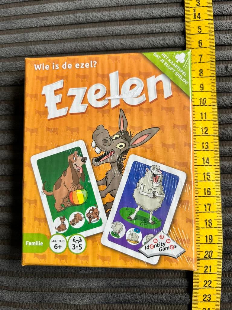 Nieuw kaartspel Ezelen, Hobby en Vrije tijd, Gezelschapsspellen | Kaartspellen, Ophalen of Verzenden, Nieuw