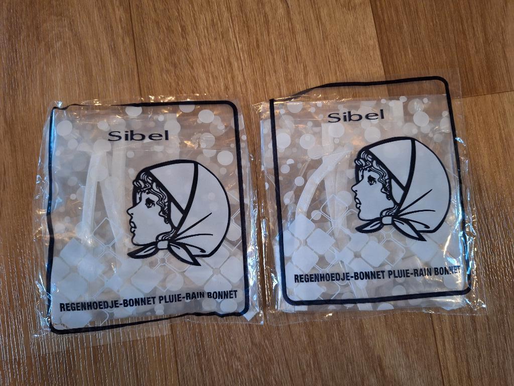 Regenhoedjes. Nog nieuw!, Sibel, Ophalen of Verzenden, Nieuw, One size fits all