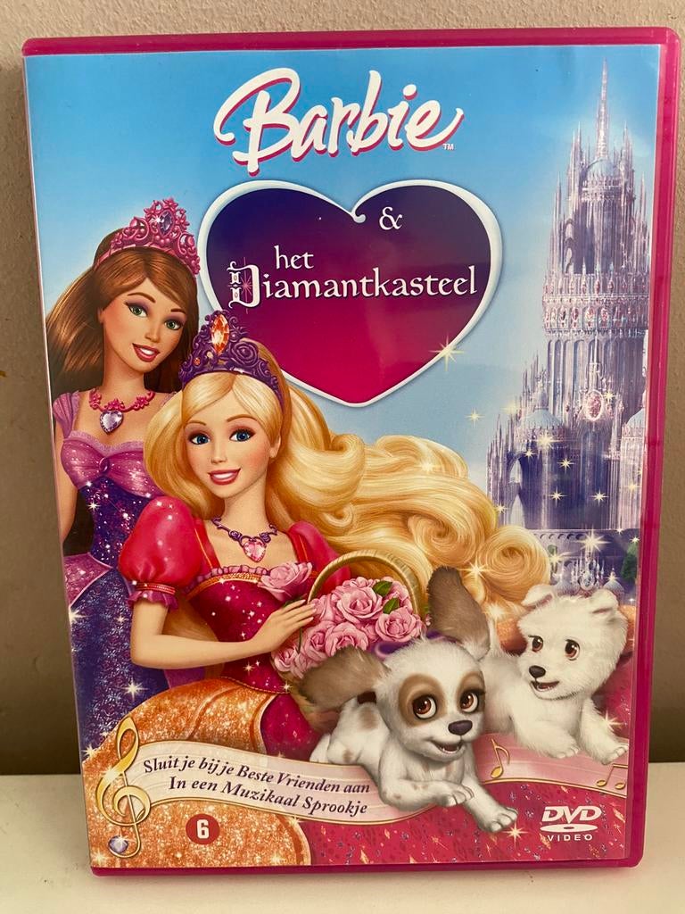 Barbie en het Diamantkasteel, Cd's en Dvd's, Dvd's | Kinderen en Jeugd, Zo goed als nieuw, Ophalen of Verzenden