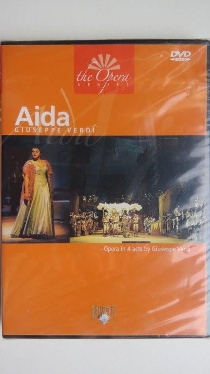 DVD Opera: Aida, Guisepe Verdi, Cd's en Dvd's, Dvd's | Muziek en Concerten, Alle leeftijden, Ophalen of Verzenden, Nieuw in verpakking