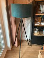 Mooie petrol kleurige lamp, Huis en Inrichting, Lampen | Vloerlampen, Ophalen, Zo goed als nieuw, Metaal, 150 tot 200 cm