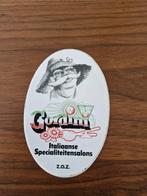 6698  Sticker Gordini Italiaanse Specialiteitensalons, Ophalen of Verzenden, Gebruikt