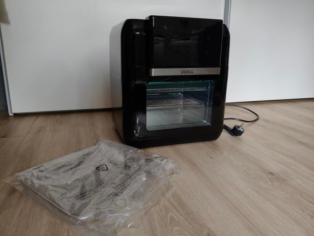 Quigg Multifunctionele Heteluchtfriteuse XXL 10l - Gebruikt, Witgoed en Apparatuur, Airfryers, Ophalen of Verzenden, Gebruikt