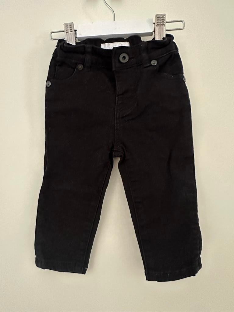 Baby Burberry spijkerbroek zwart jeans denim broek maat 74, Kinderen en Baby's, Babykleding | Maat 74, Gebruikt, Broekje, Ophalen of Verzenden