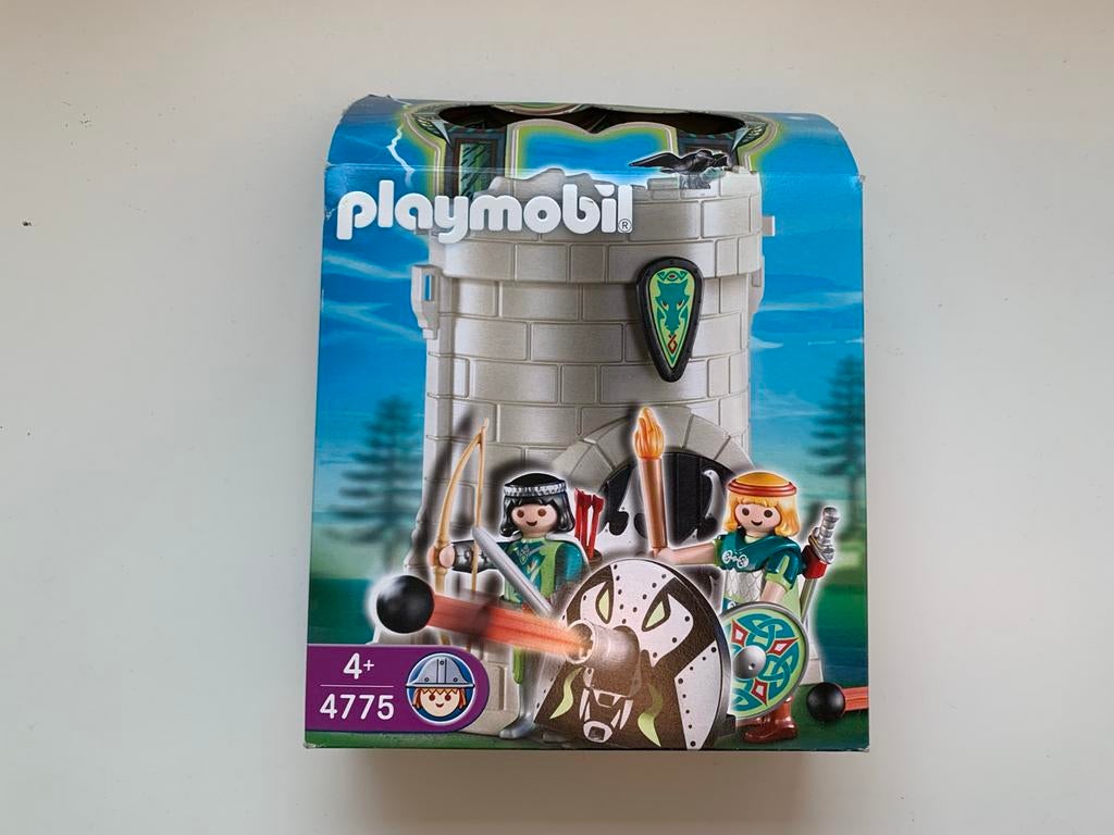 Playmobil 4775 Kasteel Toren met Katapult, Ophalen of Verzenden, Gebruikt, Complete set