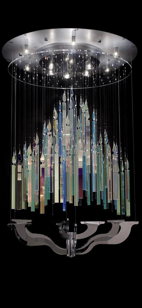 Ilfari chandelier met swarovski elementen, Ophalen, Nieuw, Glas