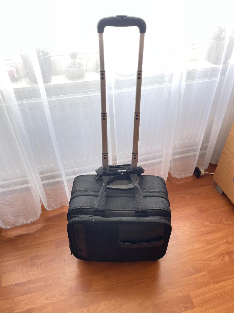 Laptop trolley voor €25,00, Ophalen, 17 inch of meer, Gebruikt, Trolleytas