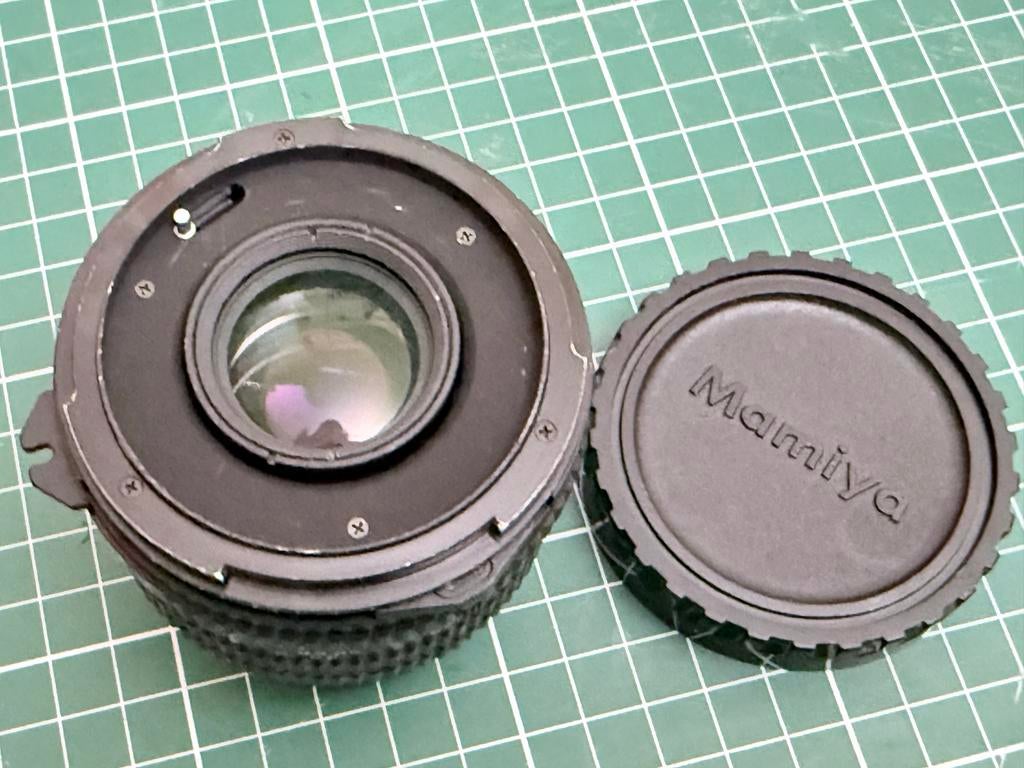 Mamiya 645 55mm f/2.8 N Lens - Groothoek - Als nieuw!, Ophalen of Verzenden, Gebruikt, Standaardlens