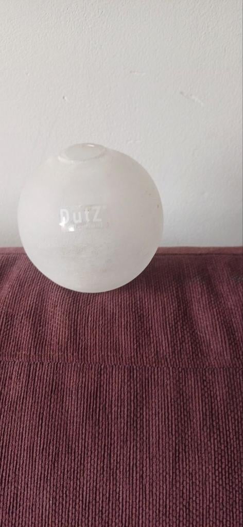 DutZ mondgeblazen bol vaasje, Ophalen of Verzenden, Glas of Kopje