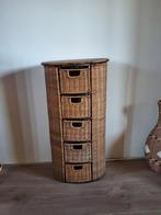 Leuk rieten kastje, Ophalen, 5 laden of meer, 50 tot 100 cm, Minder dan 100 cm