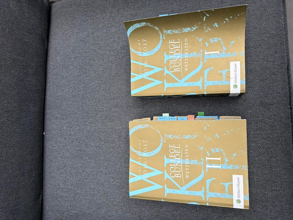 Collegebundel Wetsteksten Privaatrecht 2016-2017 (deel I & I, Boeken, Studieboeken en Cursussen, Ophalen of Verzenden, Gamma, Gelezen