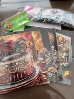 Diamond Painting kaarten, Diamond painting, Nieuw, Meerkleurig, Ophalen of Verzenden