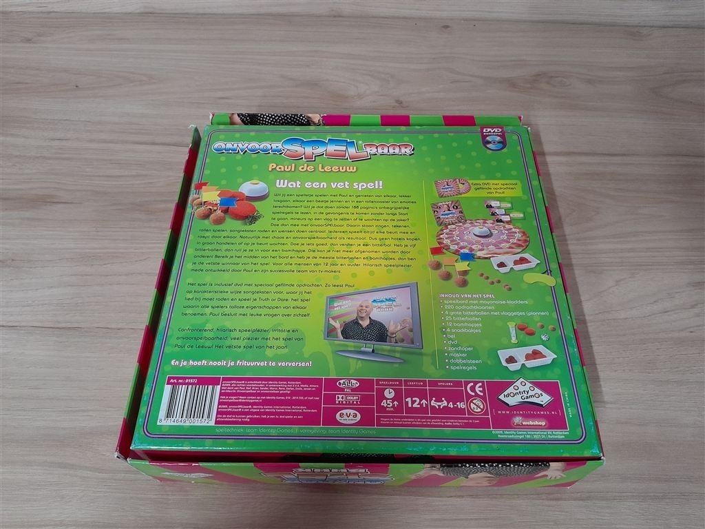 Onvoorspelbaar paul de leeuw bitterballen spel - s1534, Verzenden, Zo goed als nieuw