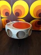 70s Curver Rotobar Space Age Bijzettafel Trolley Jaren 70, Ophalen