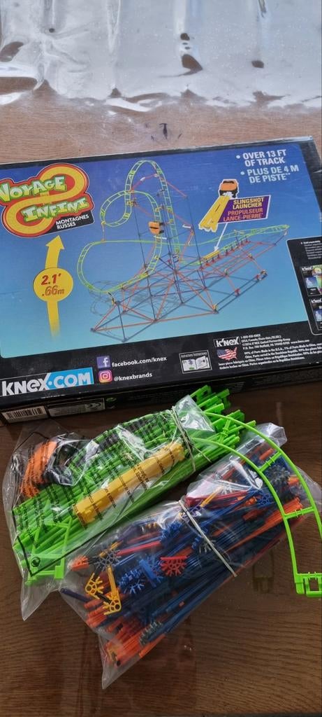 K'nex Infinitie Journey, Ophalen, K'nex