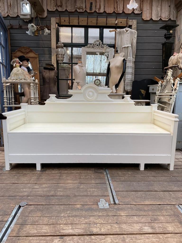 Zweeds brocante bank klepbank slaapbank bedbank, Ophalen