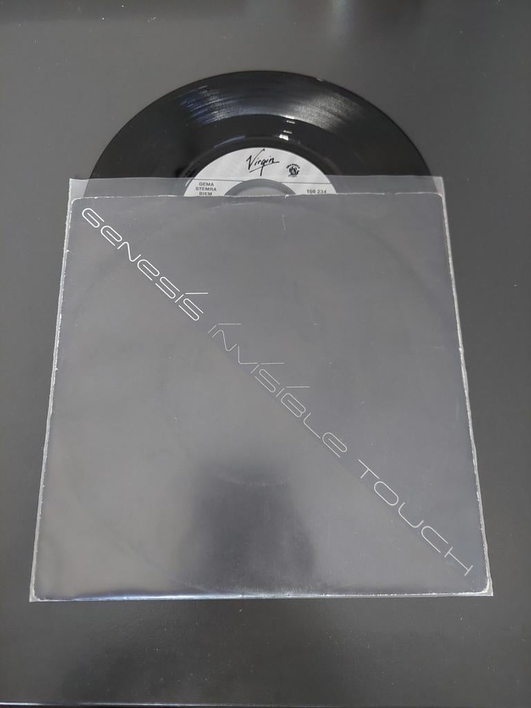 Genesis invisible touch, Ophalen of Verzenden, Gebruikt, 7 inch, Single