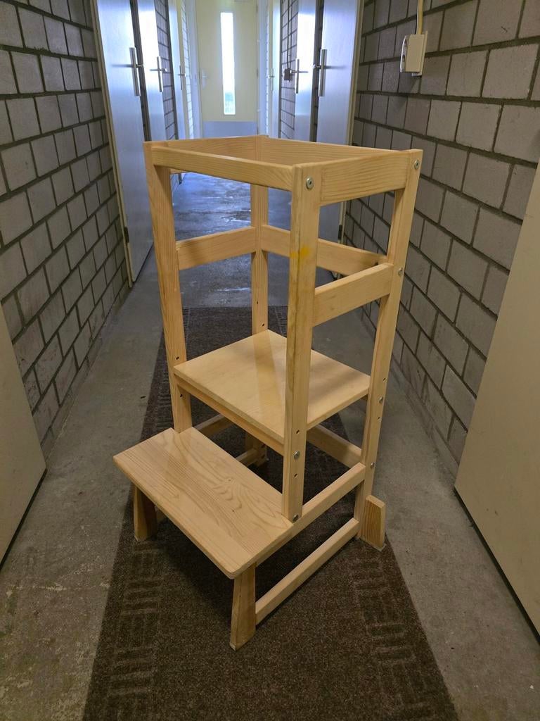 Houten Leertoren Keukenhulp, Kinderen en Baby's, Ophalen of Verzenden, Zo goed als nieuw, Overige typen