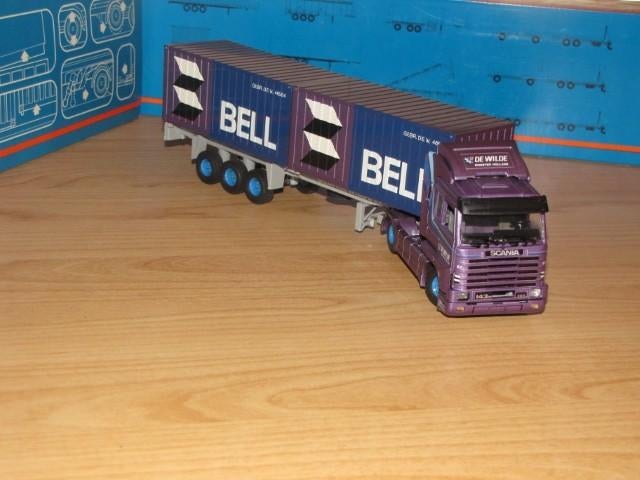 Tekno De Wilde143M Streamliner met 2 Bell containers 20 FT, Ophalen of Verzenden, Zo goed als nieuw, Bus of Vrachtwagen, Tekno