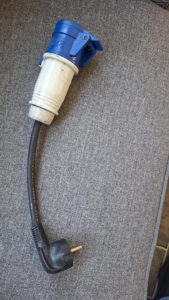 Verloop stekker voor camping, Caravans en Kamperen, Ophalen of Verzenden, Zo goed als nieuw