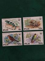 Wwf Fiji 387-390 vogels/dieren 1979 postfris mi 26eu, Ophalen of Verzenden, Dier of Natuur