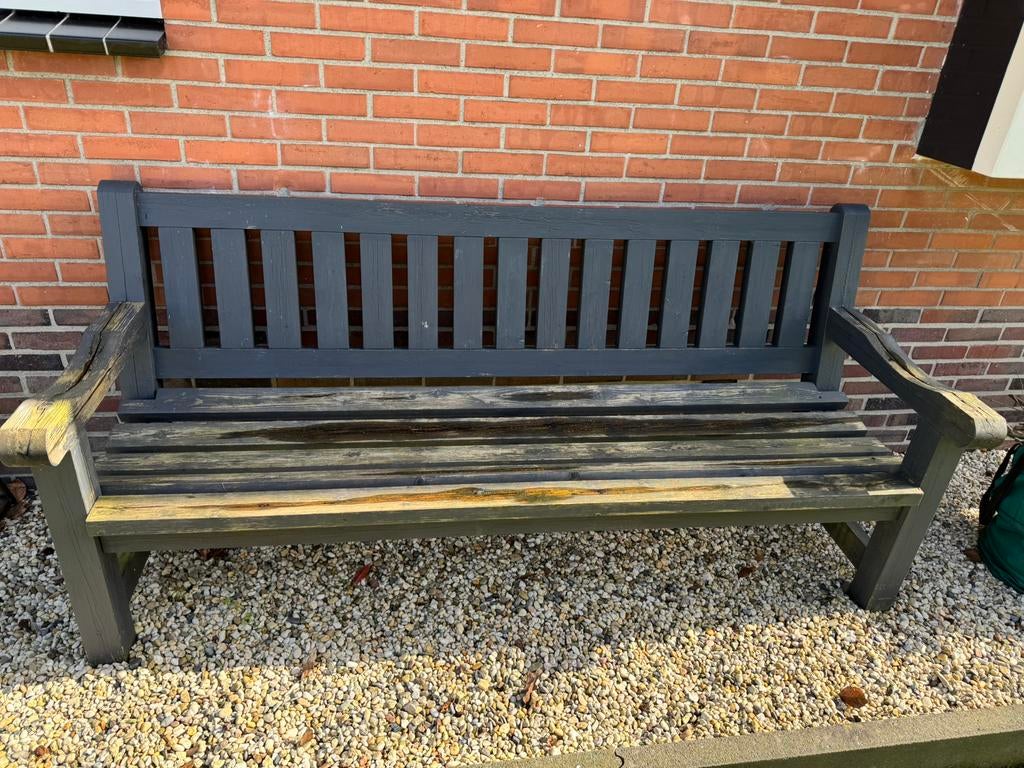 Houten Tuinbank, Tuin en Terras, Ophalen, Gebruikt