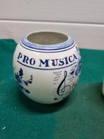 -	potjes delfts blauw 4 stuks, Verzamelen, Retro, Ophalen of Verzenden