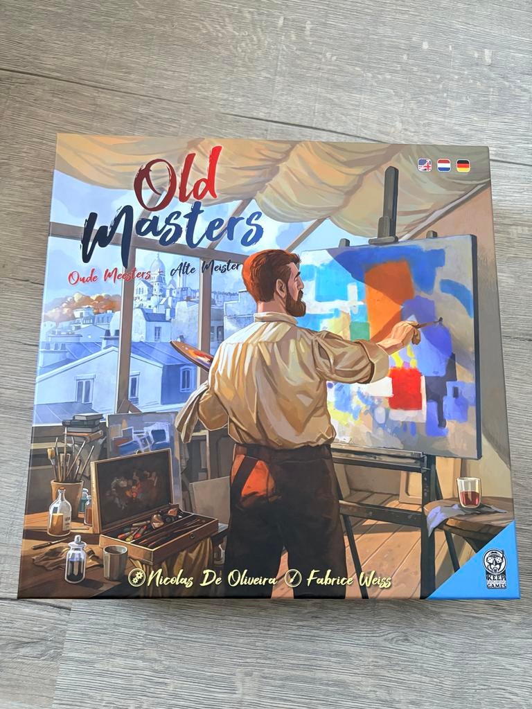 Oude Meesters bordspel (incl. promo tegels), Drie of vier spelers, Ophalen of Verzenden, Zo goed als nieuw