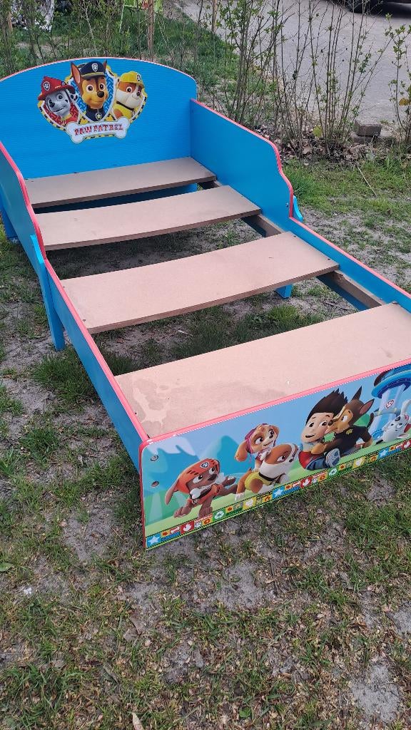 Kinderbed, Ophalen of Verzenden, Gebruikt, 180 cm of meer, 70 tot 85 cm