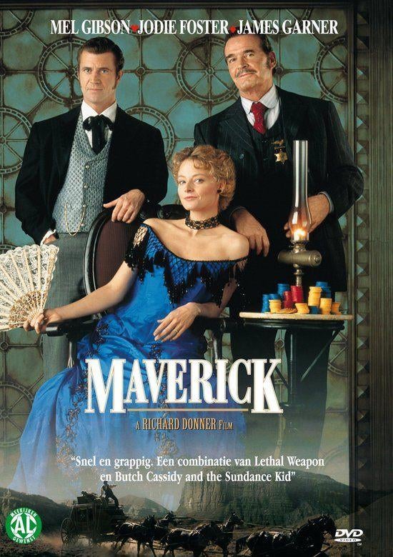 Maverick (1994), Alle leeftijden, Ophalen of Verzenden, Zo goed als nieuw, Romantische komedie