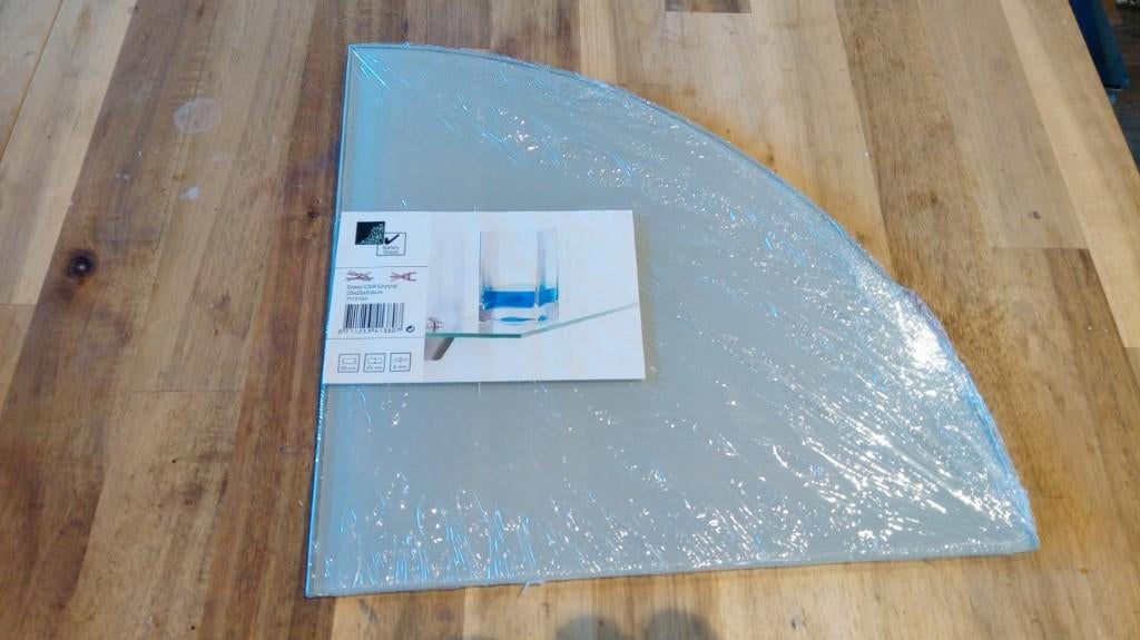 3x helder glazen planchet, Ophalen of Verzenden, Nieuw, Handdoek