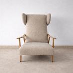 Deens design fauteuil, oor fauteuil, vintage, Huis en Inrichting, Fauteuils, Ophalen, 75 tot 100 cm, Zo goed als nieuw, 75 tot 100 cm