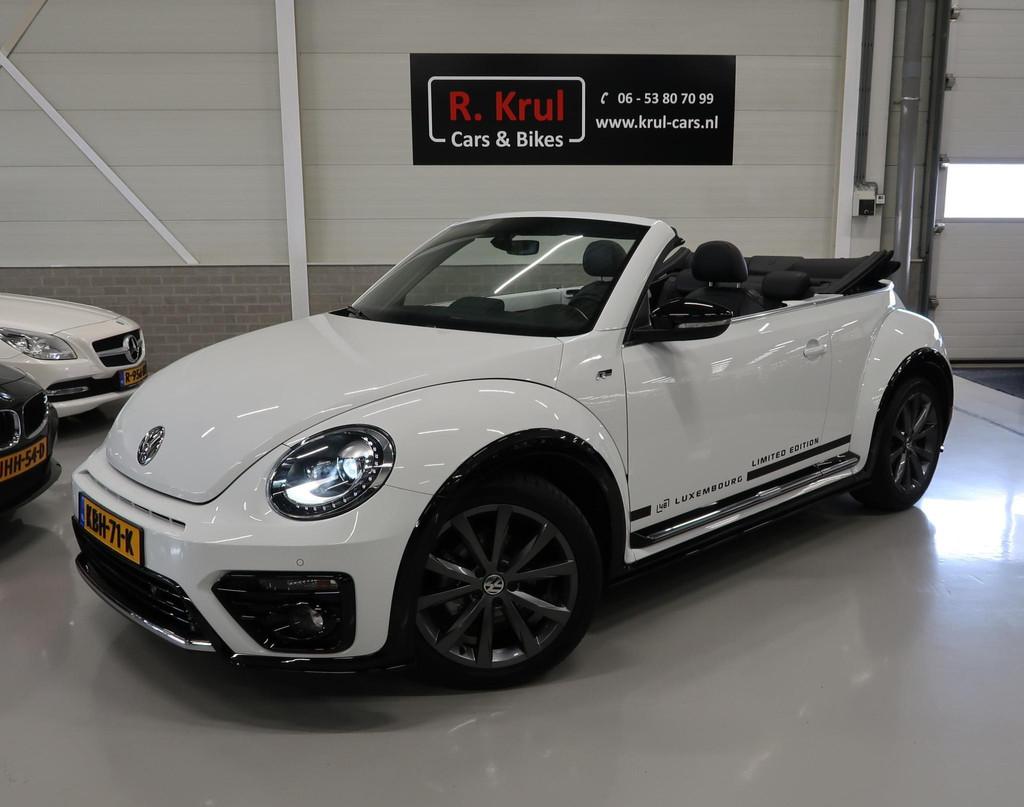 Volkswagen Beetle Cabriolet 1.4 TSI R-Line Limited Edition 0, Gebruikt, 4 stoelen, Wit, Leder
