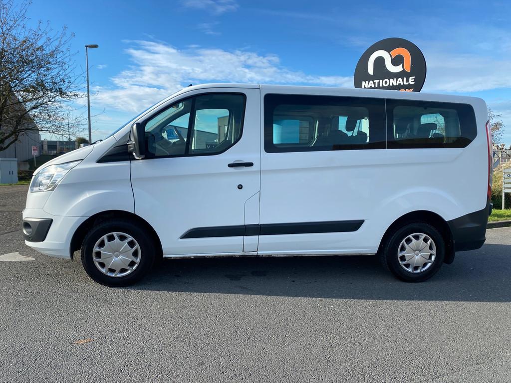 Ford Transit Custom 2016 * KOMBI * PERSONENBUS * 9 PERSOONS, Auto's, Ford, Voorwielaandrijving, Wit, Origineel Nederlands, Bedrijf